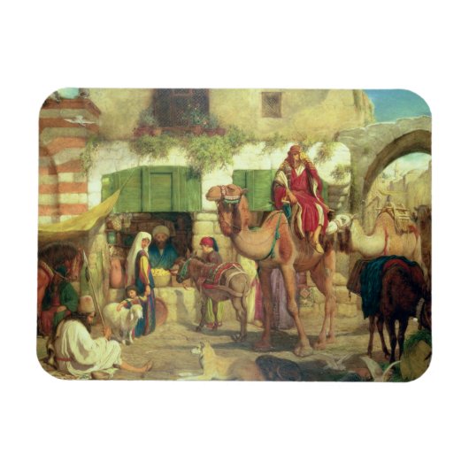 A Street in Jeruzalem, 1867 Magneet (Horizontaal)