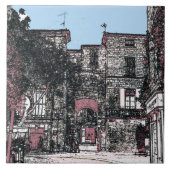 A Street in Pezenas Frankrijk Tegeltje (Voorkant)