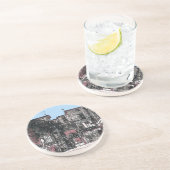 A Street in Pezenas Frankrijk Zandsteen Onderzetter (Zijkant)