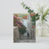 A Street in Rab Croatia Briefkaart (Staand voorkant)