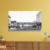 A Street Scene # 1 Canvas Afdruk (Insitu (Woonkamer))