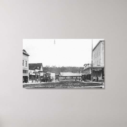 A Street Scene # 1 Canvas Afdruk (Voorkant)