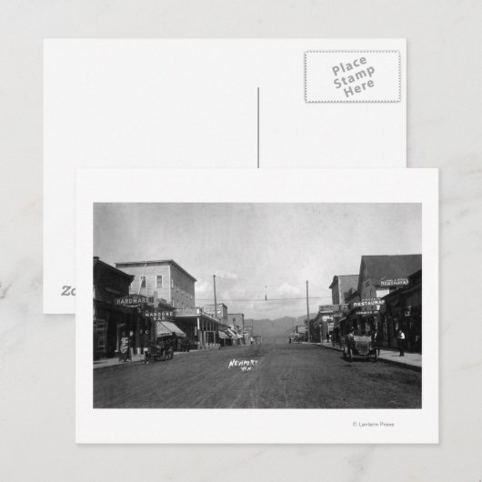 A Street Scene # 2 Briefkaart (Voorkant / Achterkant)