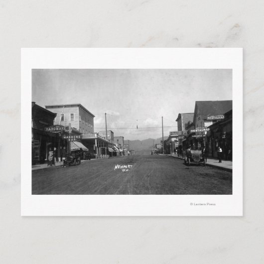 A Street Scene # 2 Briefkaart (Voorkant)