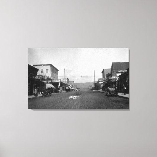 A Street Scene # 2 Canvas Afdruk (Voorkant)