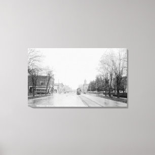 A Street Scene 7 Canvas Afdruk