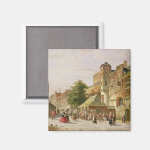 A Street Scene in Amsterdam Magneet (Voorkant / Achterkant)