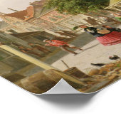A Street Scene in Amsterdam Poster (Hoek)