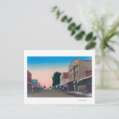 A Street SceneLemoore, CA Briefkaart (Staand voorkant)