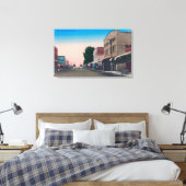 A Street SceneLemoore, CA Canvas Afdruk (Insitu (Slaapkamer))