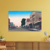 A Street SceneLemoore, CA Canvas Afdruk (Insitu (Woonkamer))