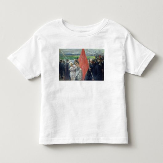 A Strike te Saint-Ouen, 1908 Kinder Shirts (Voorkant)