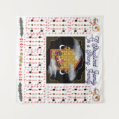 A Structured Family Is a Strong Family Wandkleed (Voorkant (horizontaal))