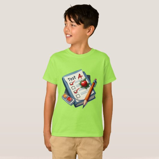 A+ Student Apple succesverhaal T-shirt (Voorkant volledig)