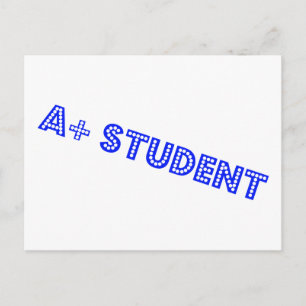 A+ Student Briefkaart