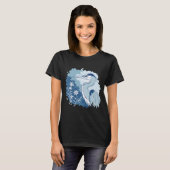 A Stunning Blue Heron Portrait  T-shirt (Voorkant volledig)