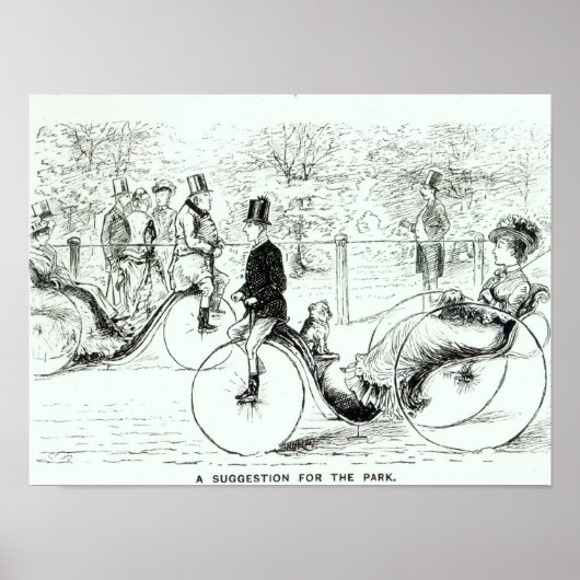 A Suggestie for the Park", 1879 Poster (Voorkant)
