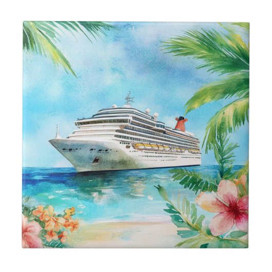 A Summer Cruise Tegeltje (Voorkant)