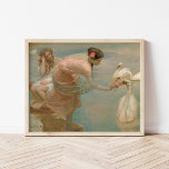 A Summer Morning | Rupert Bunny Poster<br><div class="desc">A Summer Morning (1897) | Rupert Bunny’s A Summer Morning is a serene and enchanting painting featuring two women wading gracefully in water surrounded by elegant swans. Rendered in soft pastel tones, the artwork exudes a dreamy, idyllic atmosphere, capturing the tranquility of a summer morning. Bunny’s delicate brushwork and attention...</div>