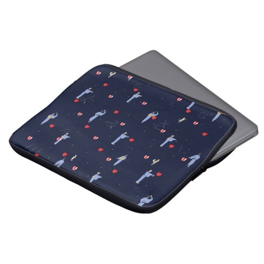 A summer night's Japan 3 Laptop Sleeve (Voorkant top)