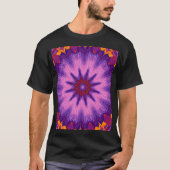 A Summer Pansy 3 Boheemse Abstracte Bloemengrafiek T-shirt (Voorkant)