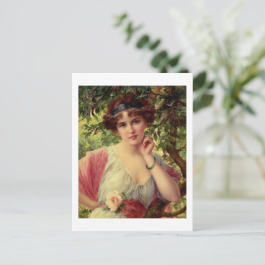 A Summer Roos - Émile Vernon Briefkaart (Staand voorkant)