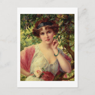A Summer Roos - Émile Vernon Briefkaart