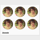 A Summer Roos Ronde Sticker (Vel)