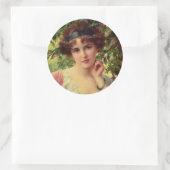 A Summer Roos Ronde Sticker (Tas)