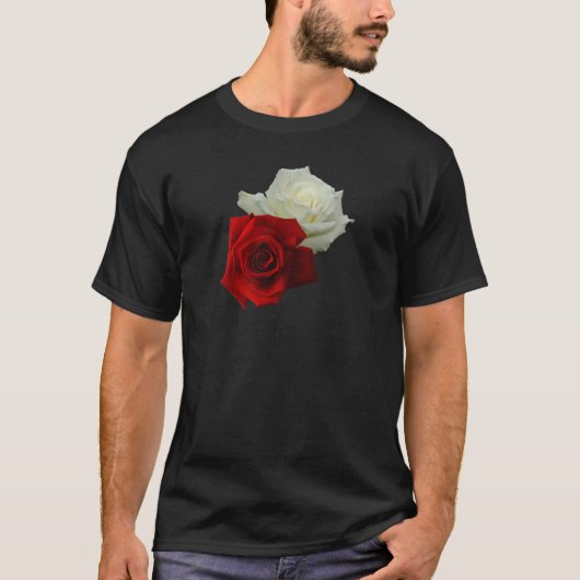 A summer T-shirt for loved ones, a beautiful rose  (Voorkant)