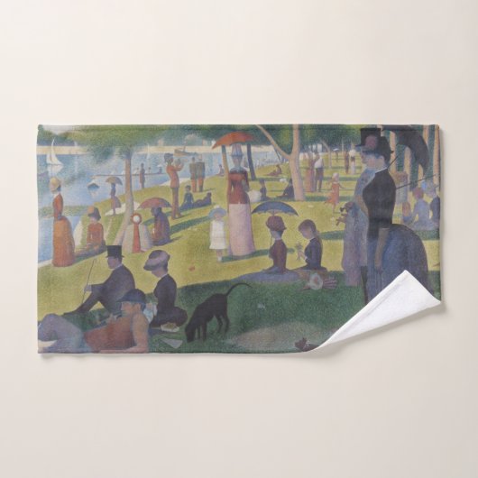 A Sunday on La Grande Jatte, Georges Seurat 1884 Handdoek (Handdoek)