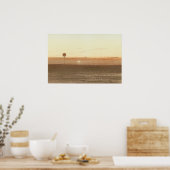 A sunset as seen from the balloon. poster (Keuken)