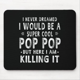 A Super Cool Pop Poop Grandpa Fathers Day Gift Men Muismat