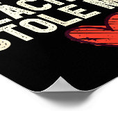 A Super Hot Math Teacher Stole My Heart Valentines Poster (Hoek)