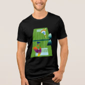 A Surreal Tennis Match Tri-Blend Shirt (Voorkant)