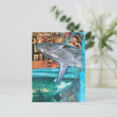 A Surreal Whale at the Bar Briefkaart (Staand voorkant)