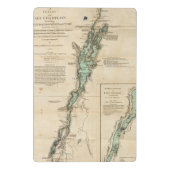 A Survey of Lake ChamPlain Mini Klembord (Achterkant)