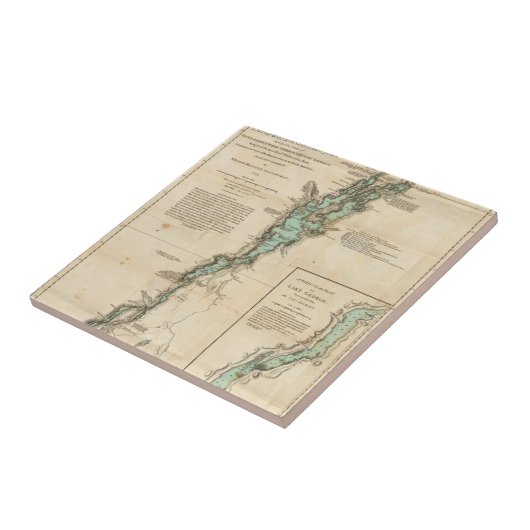 A Survey of Lake ChamPlain Tegeltje (Zijkant)