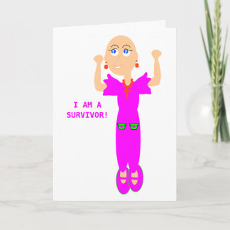 A Survivor Greeting Card. Kaart