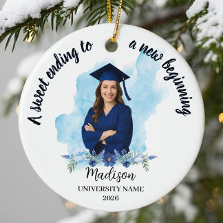 A Sweet Ending to a New Beginning Graduation Gift Keramisch Ornament