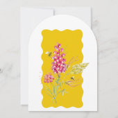 A Sweet Little Bee Is On Her Way Arch Kaart (Achterkant)