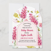 A Sweet Little Bee Is On Her Way Arch Kaart (Voorkant)