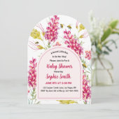 A Sweet Little Bee Is On Her Way Arch Kaart (Staand voorkant)