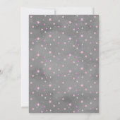 A Sweet Little Boo Is Almost Due Pink Baby Shower Kaart (Achterkant)