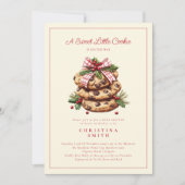 A Sweet Little Cookie Christmas Baby Shower  Kaart (Voorkant)