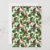 A Sweet Little Cookie Christmas Baby Shower  Kaart (Achterkant)