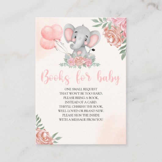 A Sweet Little Girl is on her Way Baby shower Informatiekaartje (Voorkant)