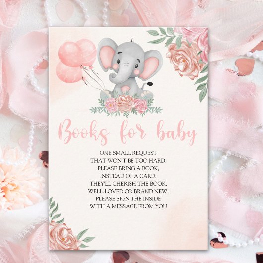 A Sweet Little Girl is on her Way Baby shower Informatiekaartje