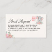 A Sweet Little Girl is on her Way Baby shower Informatiekaartje (Voorkant)