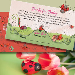 A Sweet Little Lady Ladybug Books for Baby Informatiekaartje